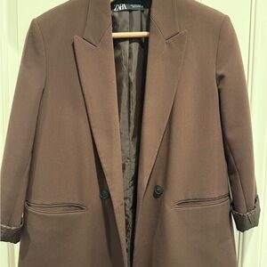 Zara Chocolate Brown Jacket